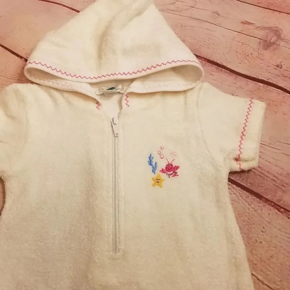 Leissy laissy terry cloth romper 3-6 months